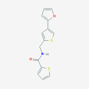 molecular formula C14H11NO2S2 B2651516 N-{[4-(furan-2-yl)thiophen-2-yl]methyl}thiophene-2-carboxamide CAS No. 2379987-48-9