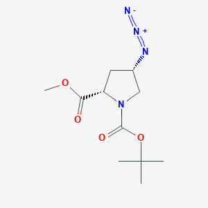B2651583 (2S,4S)-1-tert-butyl 2-methyl 4-azidopyrrolidine-1,2-dicarboxylate CAS No. 84520-68-3