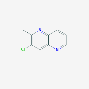 molecular formula C10H9ClN2 B2651652 3-Chloro-2,4-dimethyl-1,5-naphthyridine CAS No. 2256059-91-1