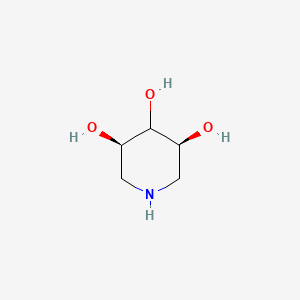 molecular formula C5H11NO3 B2651795 Piperidine-3,4,5-triol 