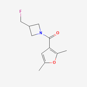 1-(2,5-Dimethylfuran-3-carbonyl)-3-(fluoromethyl)azetidine