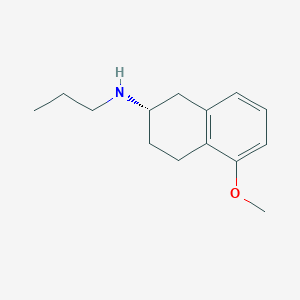 molecular formula C14H21NO B026519 (S)-5-Methoxy-N-propyl-1,2,3,4-tetrahydronaphthalen-2-amine CAS No. 101403-24-1