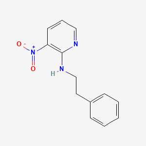 molecular formula C13H13N3O2 B2651950 3-nitro-N-(2-phenylethyl)pyridin-2-amine CAS No. 2853-54-5