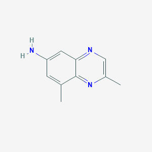 molecular formula C10H11N3 B026521 2,8-Dimethylquinoxalin-6-amine CAS No. 103139-95-3