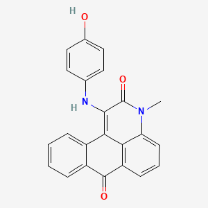 1-((4-hydroxyphenyl)amino)-3-methyl-2H-naphtho[1,2,3-de]quinoline-2,7(3H)-dione