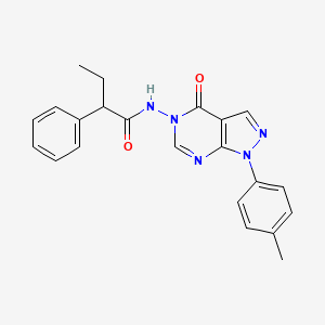 N-(4-oxo-1-(p-tolyl)-1H-pyrazolo[3,4-d]pyrimidin-5(4H)-yl)-2-phenylbutanamide