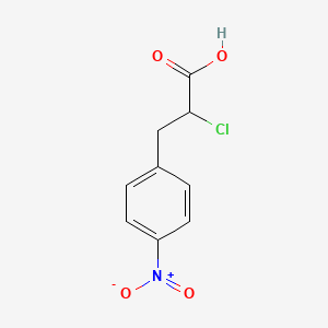 2-Chloro-3-(4-nitrophenyl)propanoic acid