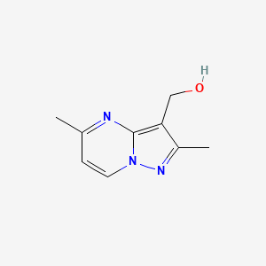molecular formula C9H11N3O B2652330 (2,5-Dimethylpyrazolo[1,5-a]pyrimidin-3-yl)methanol CAS No. 1975117-87-3