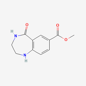 Methyl 5-oxo-1,2,3,4-tetrahydro-1,4-benzodiazepine-7-carboxylate
