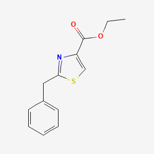 molecular formula C13H13NO2S B2652425 Ethyl 2-benzylthiazole-4-carboxylate CAS No. 83553-49-5