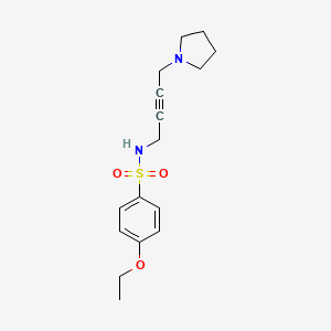4-ethoxy-N-(4-(pyrrolidin-1-yl)but-2-yn-1-yl)benzenesulfonamide
