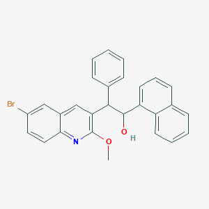 (betaR)-6-Bromo-2-methoxy-alpha-1-naphthalenyl-beta-phenyl-3-quinolineethanol