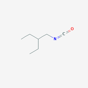 molecular formula C7H13NO B2652706 3-(Isocyanatomethyl)pentane CAS No. 947612-23-9