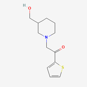 2-(3-(Hydroxymethyl)piperidin-1-yl)-1-(thiophen-2-yl)ethanone