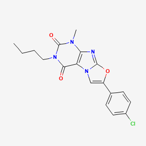3-butyl-7-(4-chlorophenyl)-1-methyloxazolo[2,3-f]purine-2,4(1H,3H)-dione
