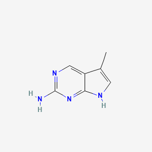 5-Methyl-7H-pyrrolo[2,3-d]pyrimidin-2-amine