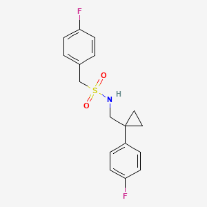 1-(4-fluorophenyl)-N-((1-(4-fluorophenyl)cyclopropyl)methyl)methanesulfonamide