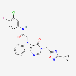 5-(4-chlorobenzoyl)-N-(2-methoxyethyl)-4,5,6,7-tetrahydrothieno[3,2-c]pyridine-2-carboxamide