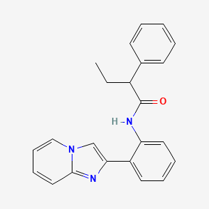 N-(2-(imidazo[1,2-a]pyridin-2-yl)phenyl)-2-phenylbutanamide