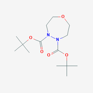 Di-tert-butyl 1,4,5-oxadiazepane-4,5-dicarboxylate