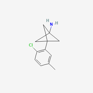 3-(2-Chloro-5-methylphenyl)bicyclo[1.1.1]pentan-1-amine