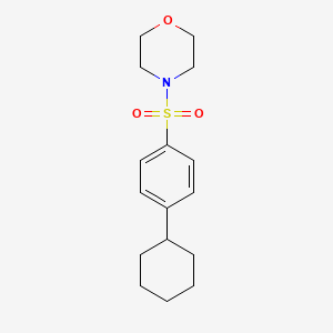 4-((4-Cyclohexylphenyl)sulfonyl)morpholine