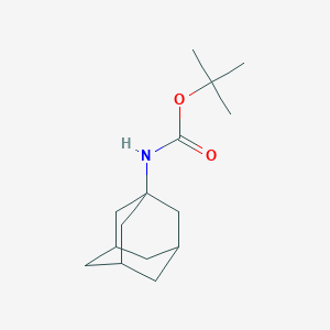 molecular formula C15H25NO2 B026528 tert-Butyl adamantan-1-ylcarbamate CAS No. 151476-40-3