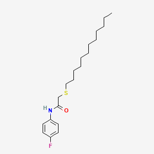 2-(dodecylsulfanyl)-N-(4-fluorophenyl)acetamide