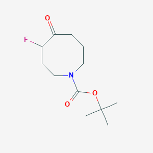 Tert-butyl 4-fluoro-5-oxoazocane-1-carboxylate