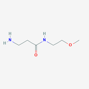 molecular formula C6H14N2O2 B2652811 3-氨基-N-(2-甲氧基乙基)丙酰胺 CAS No. 938339-11-8