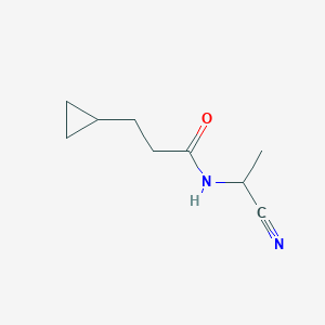 N-(1-Cyanoethyl)-3-cyclopropylpropanamide