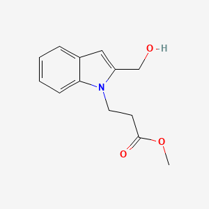methyl 3-(2-(hydroxymethyl)-1H-indol-1-yl)propanoate