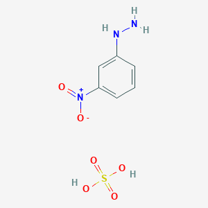 molecular formula C6H9N3O6S B2652885 (3-Nitrophenyl)hydrazine;sulfuric acid CAS No. 265323-29-3