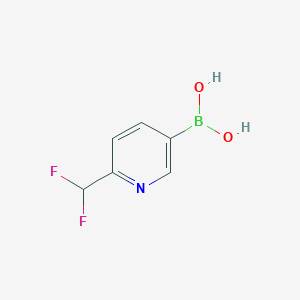 (6-(Difluoromethyl)pyridin-3-yl)boronic acid