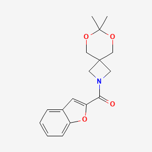 Benzofuran-2-yl(7,7-dimethyl-6,8-dioxa-2-azaspiro[3.5]nonan-2-yl)methanone