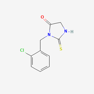 1-[(2-chlorophenyl)methyl]-2-sulfanyl-4,5-dihydro-1H-imidazol-5-one