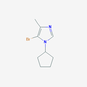 5-bromo-1-cyclopentyl-4-methyl-1H-imidazole