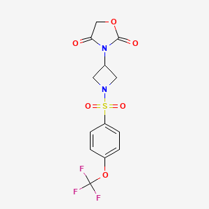 3-(1-((4-(Trifluoromethoxy)phenyl)sulfonyl)azetidin-3-yl)oxazolidine-2,4-dione