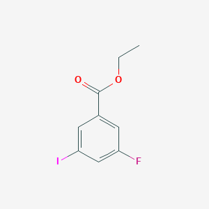 molecular formula C9H8FIO2 B2653023 Ethyl 3-fluoro-5-iodobenzoate CAS No. 850864-48-1