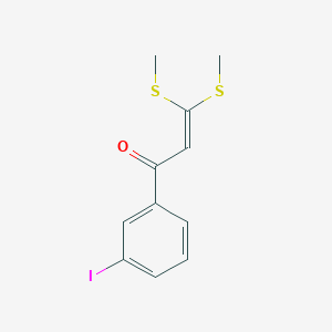 1-(3-Iodophenyl)-3,3-bis(methylsulfanyl)-2-propen-1-one