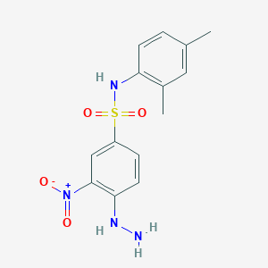 N-(2,4-Dimethyl-phenyl)-4-hydrazino-3-nitro-benzenesulfonamide