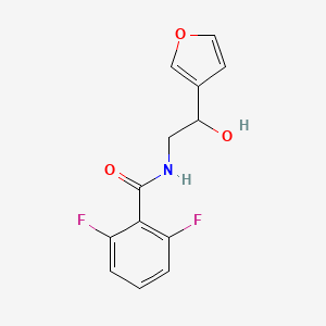 2,6-difluoro-N-(2-(furan-3-yl)-2-hydroxyethyl)benzamide