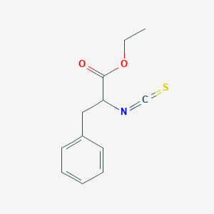 molecular formula C12H13NO2S B2653042 Ethyl 2-isothiocyanato-3-phenylpropanoate CAS No. 62246-53-1