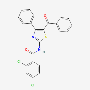 N-(5-benzoyl-4-phenyl-1,3-thiazol-2-yl)-2,4-dichlorobenzamide