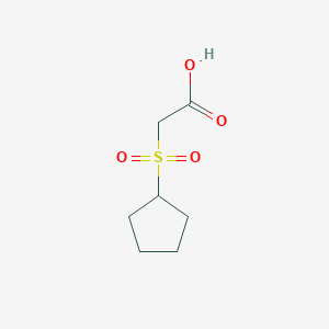 2-(Cyclopentanesulfonyl)acetic acid