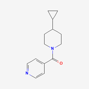 molecular formula C14H18N2O B2653054 (4-Cyclopropylpiperidin-1-yl)-pyridin-4-ylmethanone CAS No. 2319803-31-9