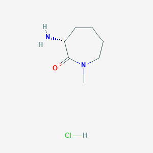 (R)-3-Amino-1-methylazepan-2-one hydrochloride