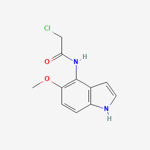 2-Chloro-N-(5-methoxy-1H-indol-4-yl)acetamide
