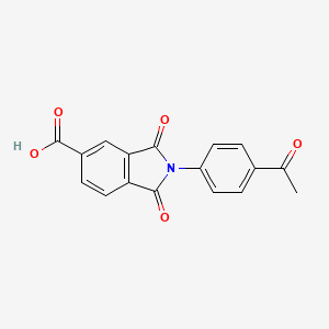 2-(4-Acetylphenyl)-1,3-dioxoisoindoline-5-carboxylic acid