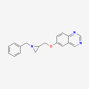 6-[(1-Benzylaziridin-2-yl)methoxy]quinazoline